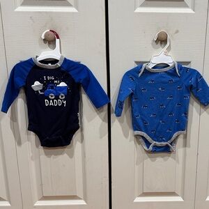 GAP baby long sleeve One Pieces - Bundle 3-6M